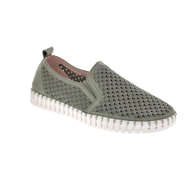 Mocasines Ilse Jacobsen zapatos Hombre modelo Tulip 140 Verde 