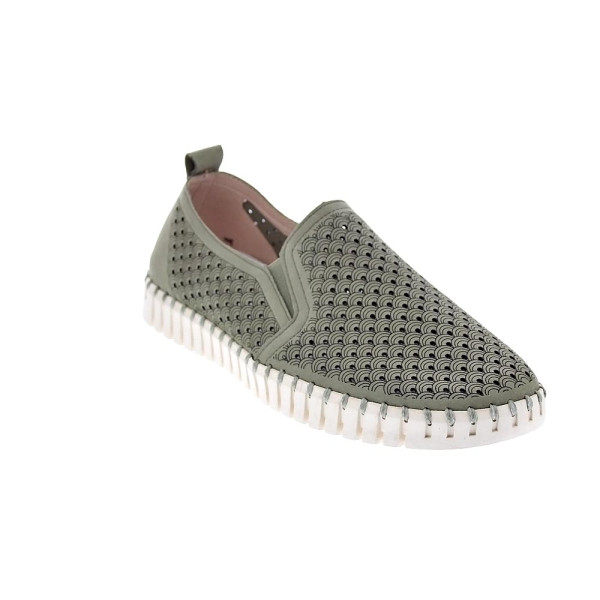 Mocasines Ilse Jacobsen zapatos Hombre modelo Tulip 140 Verde 