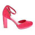 Zapatos tacón Tamaris zapatos Mujer modelo 22460 Rosa Hebilla