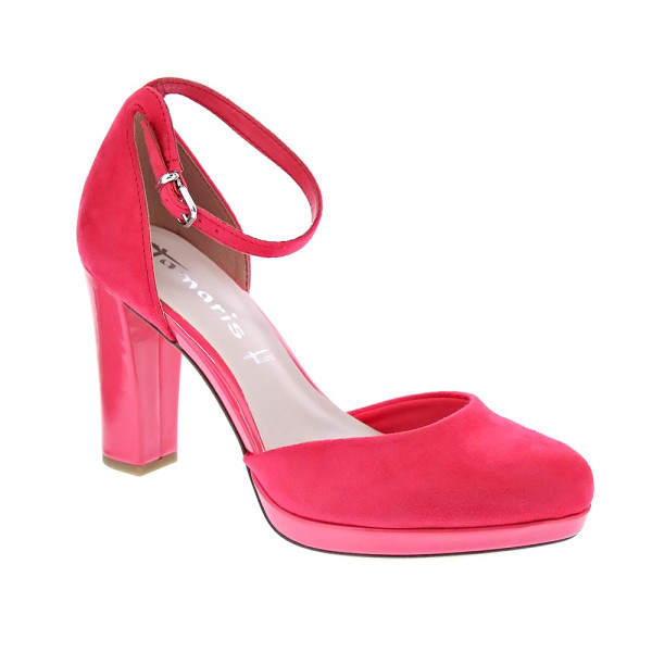Zapatos tacón Tamaris zapatos Mujer modelo 22460 Rosa Hebilla