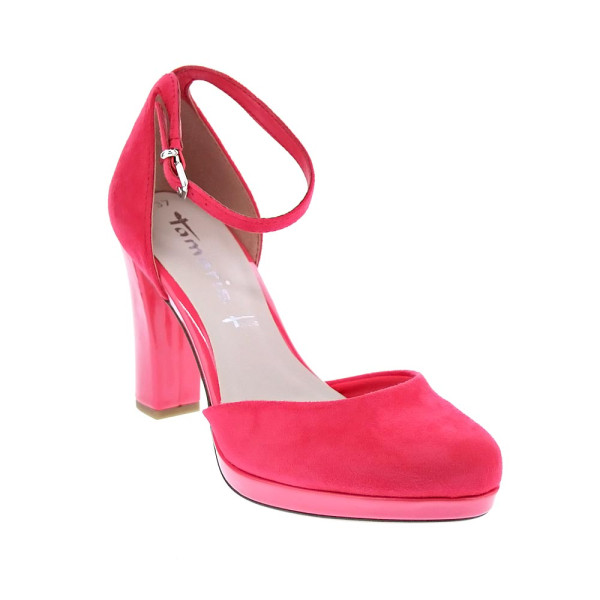 Zapatos tacón Tamaris zapatos Mujer modelo 22460 Rosa Hebilla