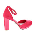Zapatos tacón Tamaris zapatos Mujer modelo 22460 Rosa Hebilla