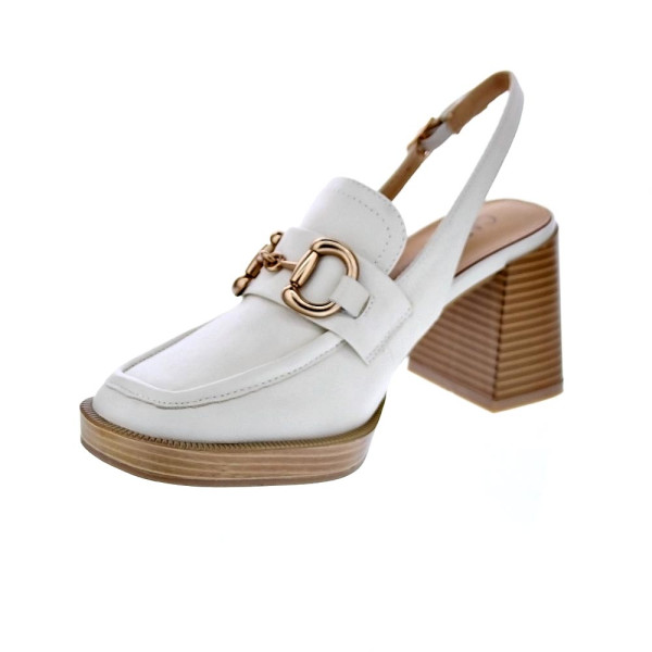 Mocasines Carmela zapatos Mujer modelo 161595 Blanco Hebilla