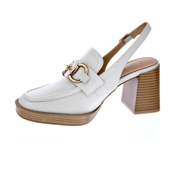 Mocasines Carmela zapatos Mujer modelo 161595 Blanco Hebilla