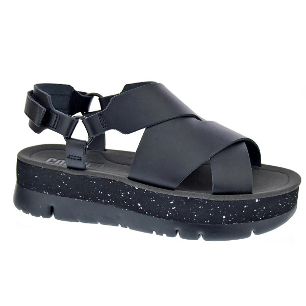 Sandalias Camper zapatos Mujer modelo Oruga Negro Velcro