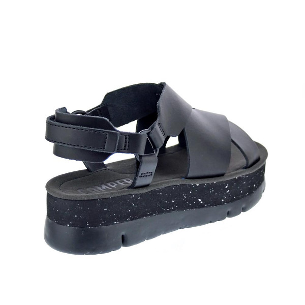 Sandalias Camper zapatos Mujer modelo Oruga Negro Velcro