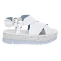 Sandalias Camper zapatos Mujer modelo Oruga Blanco Velcro