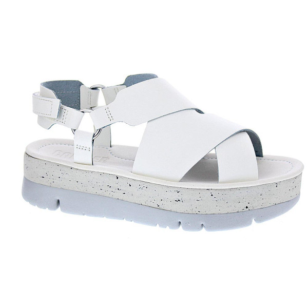 Sandalias Camper zapatos Mujer modelo Oruga Blanco Velcro