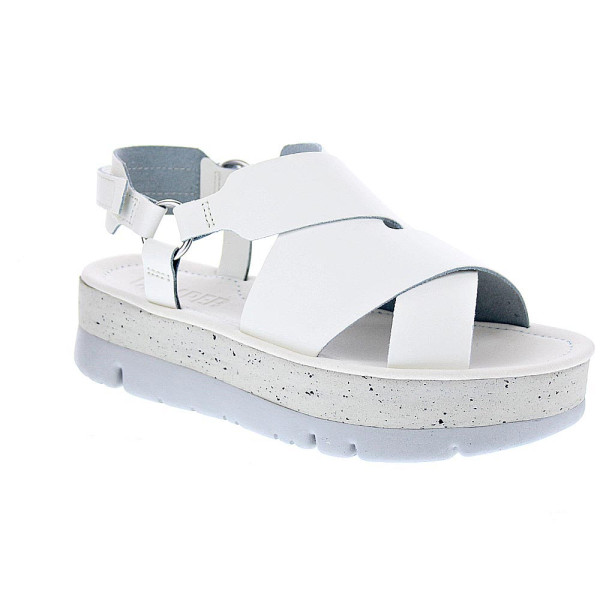 Sandalias Camper zapatos Mujer modelo Oruga Blanco Velcro