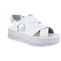 Sandalias Camper zapatos Mujer modelo Oruga Blanco Velcro