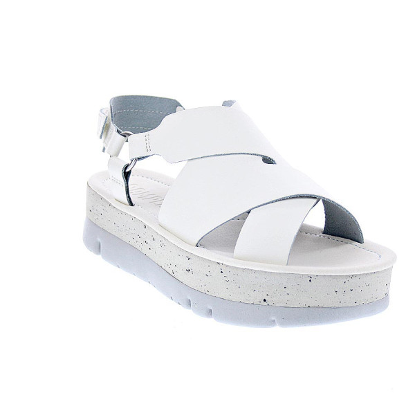 Sandalias Camper zapatos Mujer modelo Oruga Blanco Velcro