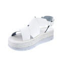 Sandalias Camper zapatos Mujer modelo Oruga Blanco Velcro