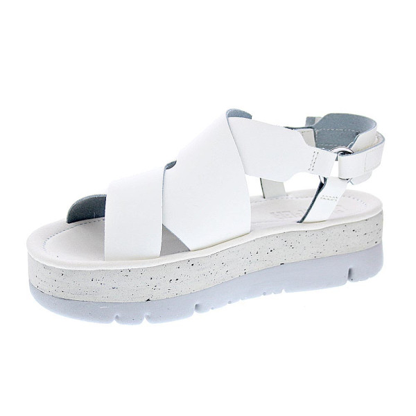 Sandalias Camper zapatos Mujer modelo Oruga Blanco Velcro