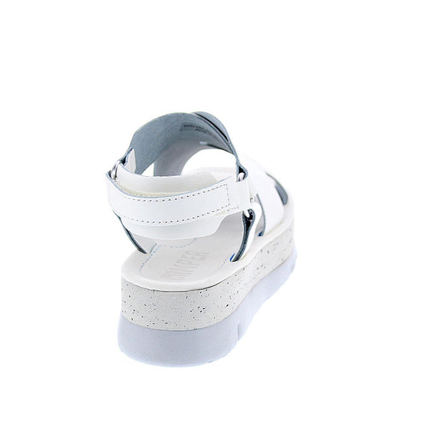 Sandalias Camper zapatos Mujer modelo Oruga Blanco Velcro