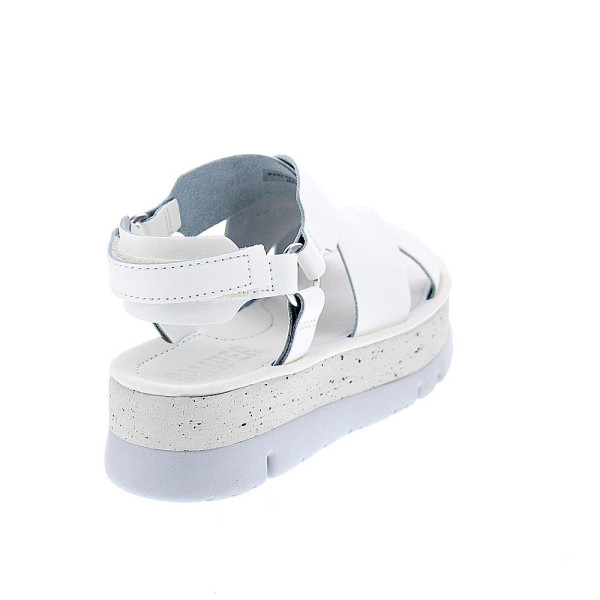 Sandalias Camper zapatos Mujer modelo Oruga Blanco Velcro