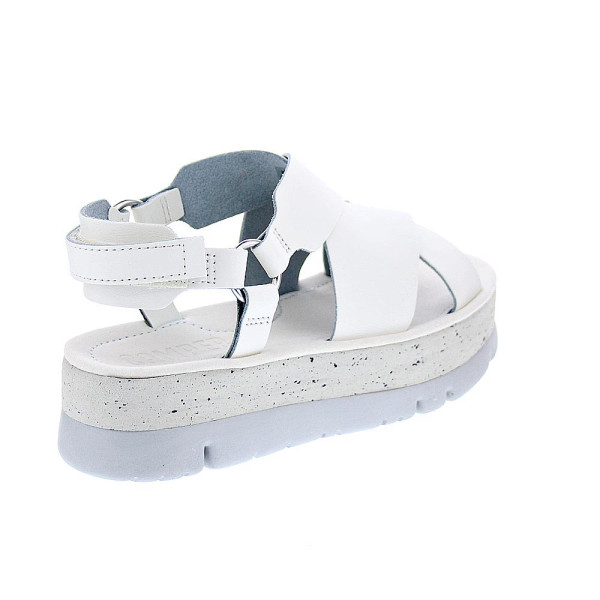 Sandalias Camper zapatos Mujer modelo Oruga Blanco Velcro