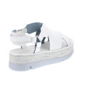Sandalias Camper zapatos Mujer modelo Oruga Blanco Velcro
