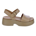 Sandalias Camper zapatos Mujer modelo Tasha Beige Hebilla