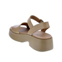 Sandalias Camper zapatos Mujer modelo Tasha Beige Hebilla