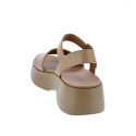 Sandalias Camper zapatos Mujer modelo Tasha Beige Hebilla