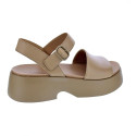 Sandalias Camper zapatos Mujer modelo Tasha Beige Hebilla