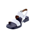 Sandalias Camper zapatos Mujer modelo Dana Blanco Hebilla