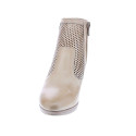 Botines Nero Giardini zapatos Mujer modelo E409720 Beige Cremallera