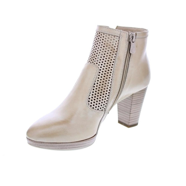 Botines Nero Giardini zapatos Mujer modelo E409720 Beige Cremallera