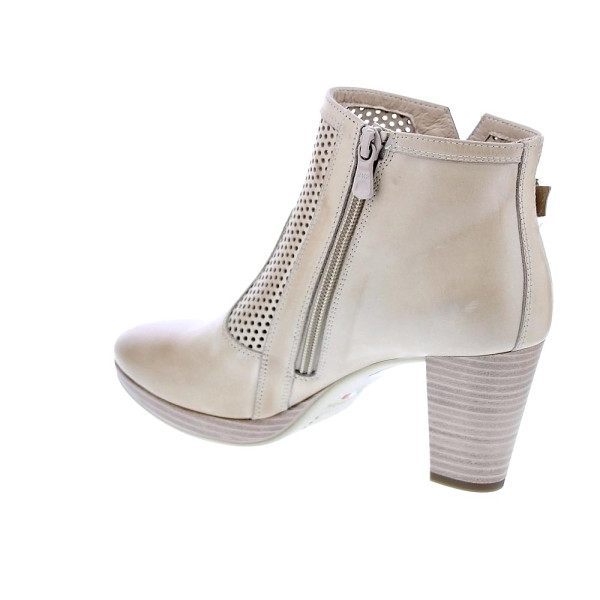 Botines Nero Giardini zapatos Mujer modelo E409720 Beige Cremallera