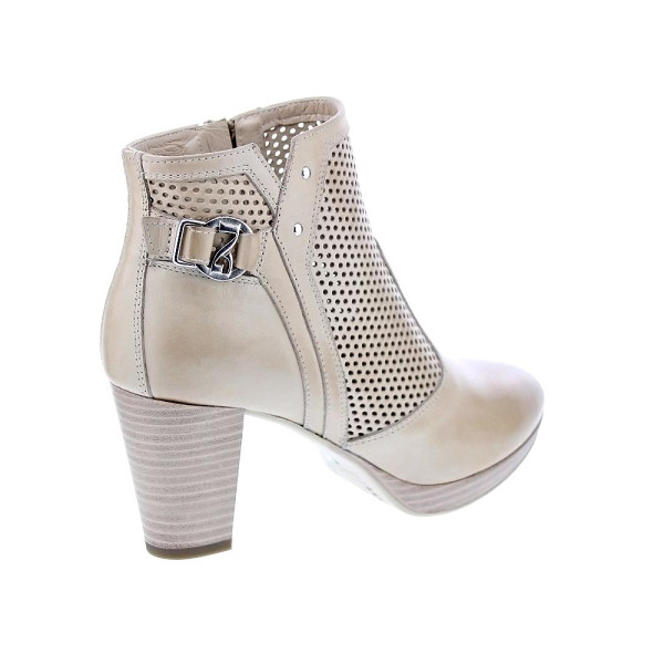 Botines Nero Giardini zapatos Mujer modelo E409720 Beige Cremallera