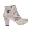Botines Nero Giardini zapatos Mujer modelo E409720 Beige Cremallera