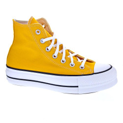 Zapatillas botas Converse zapatos Mujer modelo Chuck Taylor Amarillo Cordón 2