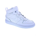 Zapatillas botas Nike zapatos Niño modelo Court Borought Bota velcro Blanco Velcro