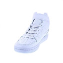 Zapatillas botas Nike zapatos Niño modelo Court Borought Bota velcro Blanco Velcro