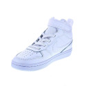Zapatillas botas Nike zapatos Niño modelo Court Borought Bota velcro Blanco Velcro