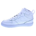 Zapatillas botas Nike zapatos Niño modelo Court Borought Bota velcro Blanco Velcro