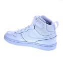 Zapatillas botas Nike zapatos Niño modelo Court Borought Bota velcro Blanco Velcro
