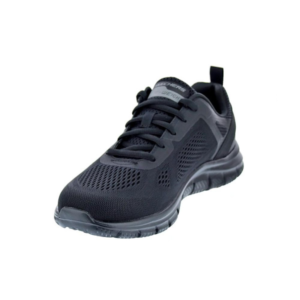 Zapatillas Skechers zapatos Hombre modelo Track Boader Negro Cordón