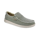Mocasines Hey Dude zapatos Hombre modelo Mikka Braided Verde Elástico