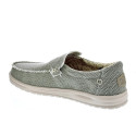 Mocasines Hey Dude zapatos Hombre modelo Mikka Braided Verde Elástico