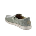 Mocasines Hey Dude zapatos Hombre modelo Mikka Braided Verde Elástico