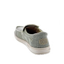 Mocasines Hey Dude zapatos Hombre modelo Mikka Braided Verde Elástico