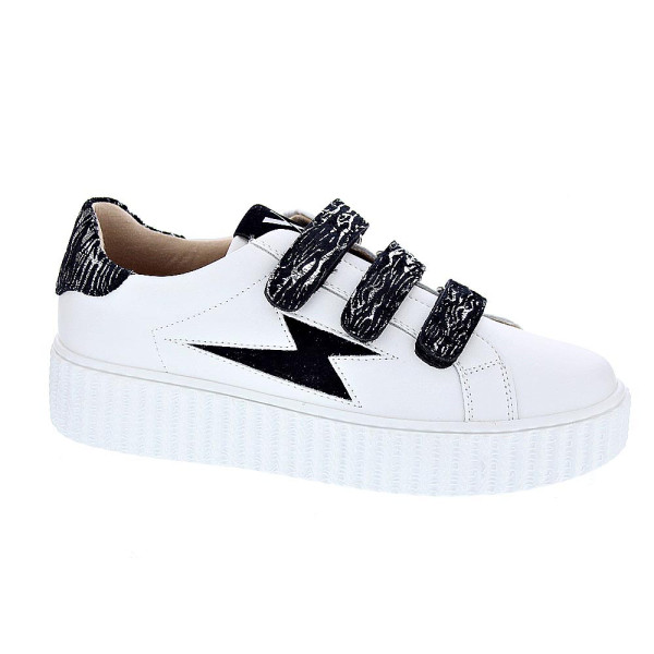 Zapatillas Vanesa Wu zapatos Mujer modelo Ingrid Blanco Velcro