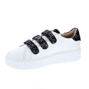 Zapatillas Vanesa Wu zapatos Mujer modelo Ingrid Blanco Velcro