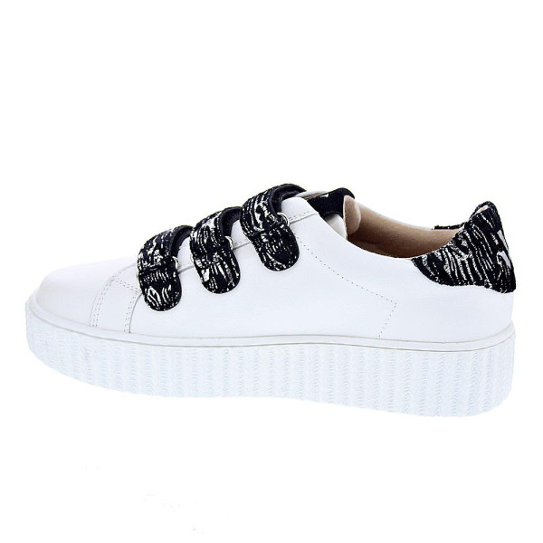 Zapatillas Vanesa Wu zapatos Mujer modelo Ingrid Blanco Velcro