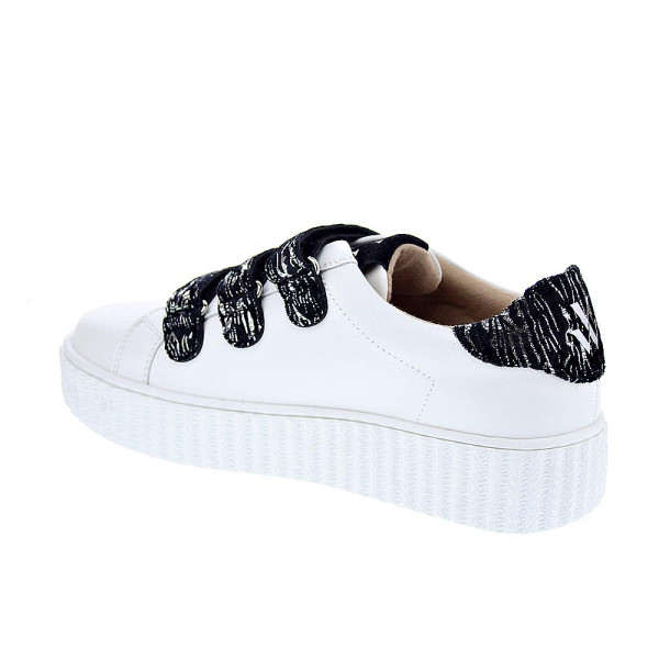 Zapatillas Vanesa Wu zapatos Mujer modelo Ingrid Blanco Velcro