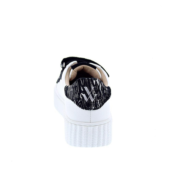 Zapatillas Vanesa Wu zapatos Mujer modelo Ingrid Blanco Velcro