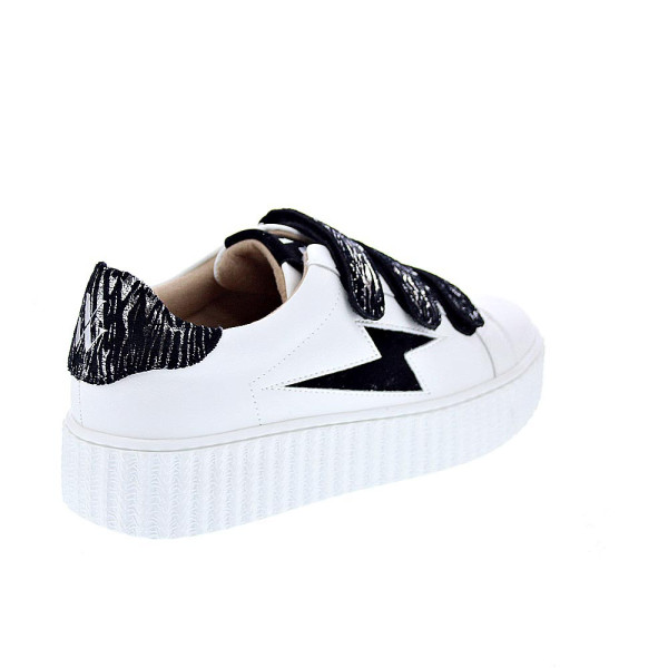 Zapatillas Vanesa Wu zapatos Mujer modelo Ingrid Blanco Velcro