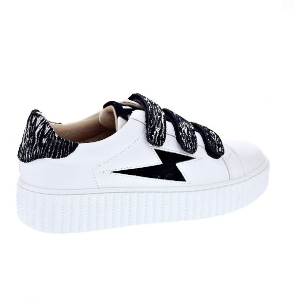 Zapatillas Vanesa Wu zapatos Mujer modelo Ingrid Blanco Velcro