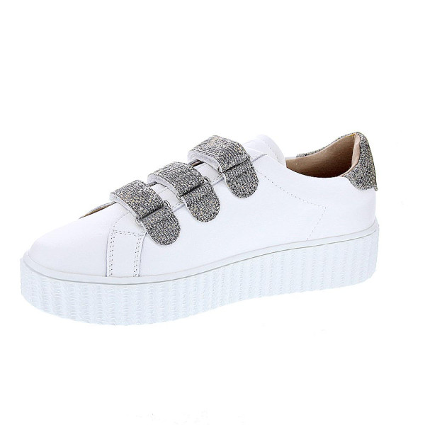 Zapatillas Vanesa Wu zapatos Mujer modelo Jane Blanco Velcro